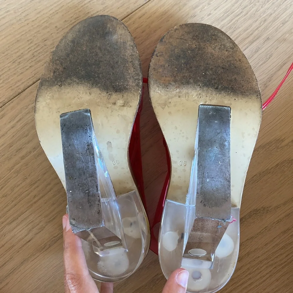 Simone Rocha PVC Clear Heeled Oxford - Picture 3 of 11